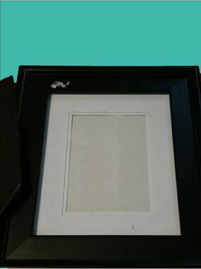 4/$25 Deal! Black Photo Frame with White Double Mat